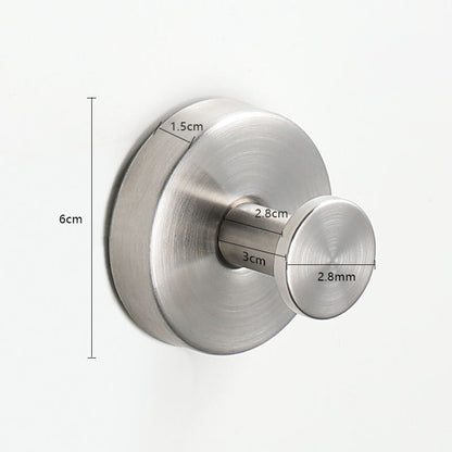 Stainless Steel Suction Cup Hook 6/4/2 PCS for Towels & Robes Hook, Drill-Free Kitchen Hanger, Multi-functional Organizer Towel Hooks Loofah, Robe, Kitchen & Home Use Gift