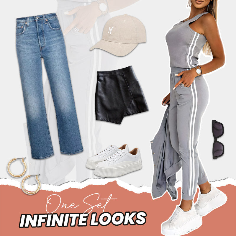 ❤️Limited Sale 50% OFF❤️Women's Three-piece Baseball Jacket And Pants Set