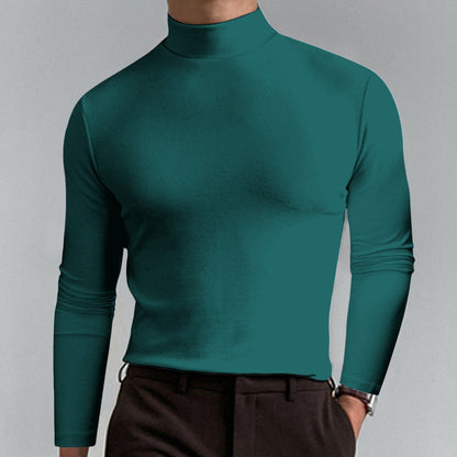 🖤Black Friday Sale:50% OFF🔥Mens High Neck Slim Fit Long Sleeve T-shirt