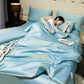 Get Ready For Summer🛏️ Summer Simple Ice Silk Quilt