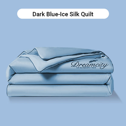 Get Ready For Summer🛏️ Summer Simple Ice Silk Quilt