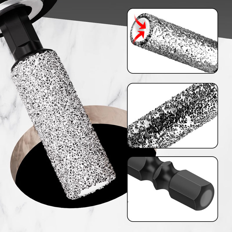🔥2-in-1 Hexagonal Shank Brazing Dry Drilling Specialized Hole Opener