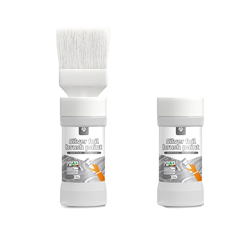 ✨Nouvelle arrivée✨Peinture argentée métallisée à base d'eau avec pinceau intégré (50 % de réduction)