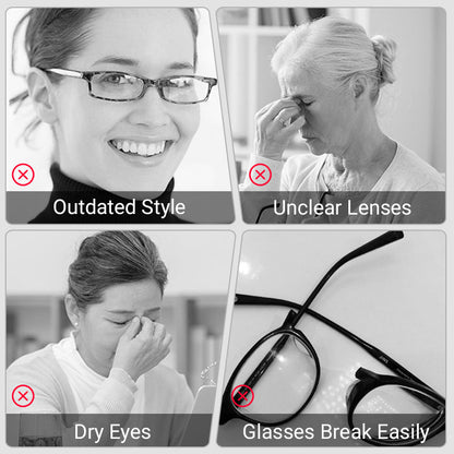 👓Recién llegado✨ Gafas de lectura con filtro de luz azul y diseño de ojo de gato