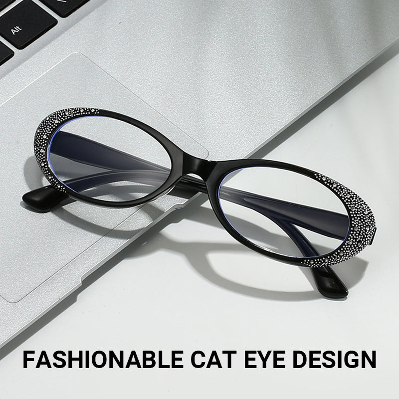 👓Recién llegado✨ Gafas de lectura con filtro de luz azul y diseño de ojo de gato