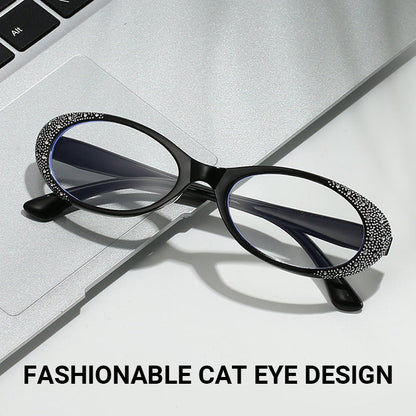 👓Recién llegado✨ Gafas de lectura con filtro de luz azul y diseño de ojo de gato