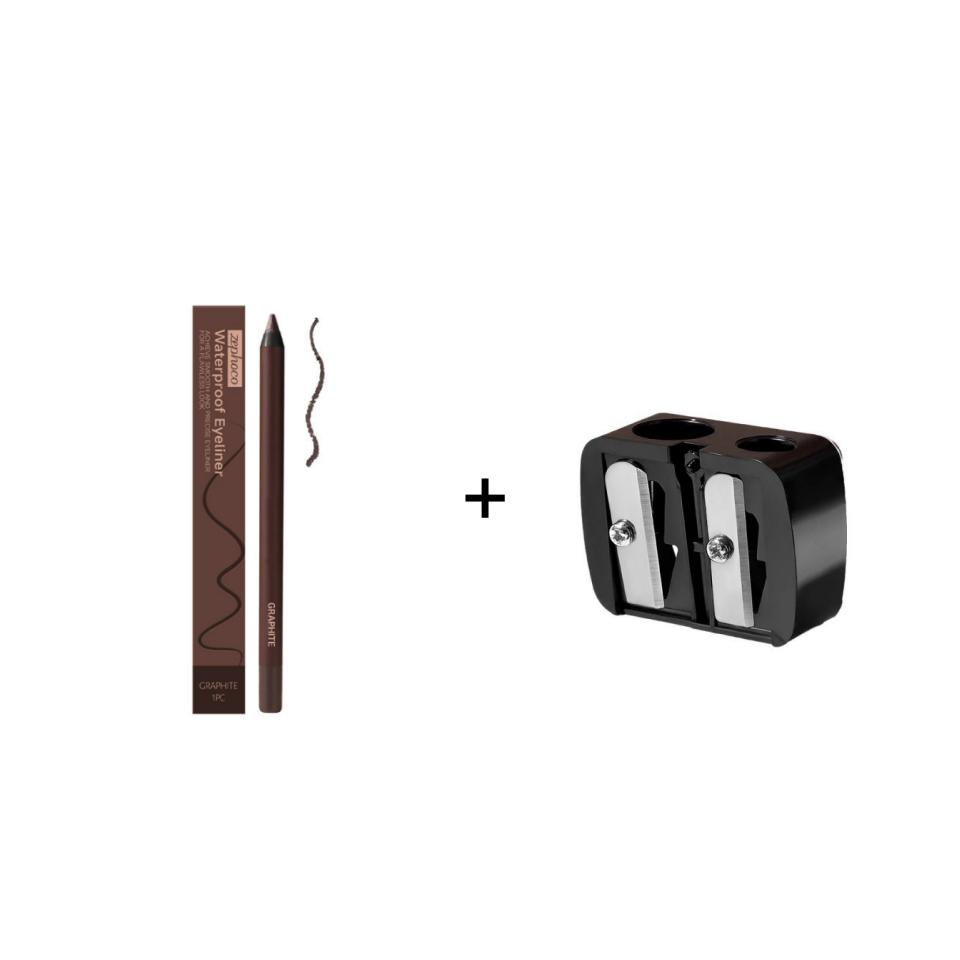 💜BUY 1 GET 1 FREE💜Waterproof Eyeliner Duo Sharpenable Eye Pencil 🇬🇧