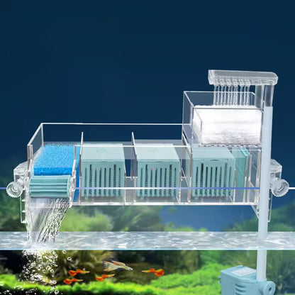 💦Fish Tank Circulating Filter Box with Water Pump