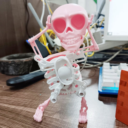 ⏳Remise limitée de 50%💥Jouet de décoration de squelette dansant imprimé en 3D.