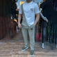 🔥 Di tendenza quest'estate! 💁‍♀️ Completo casual da uomo con scollo rotondo e pantaloni