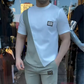 🔥 Di tendenza quest'estate! 💁‍♀️ Completo casual da uomo con scollo rotondo e pantaloni