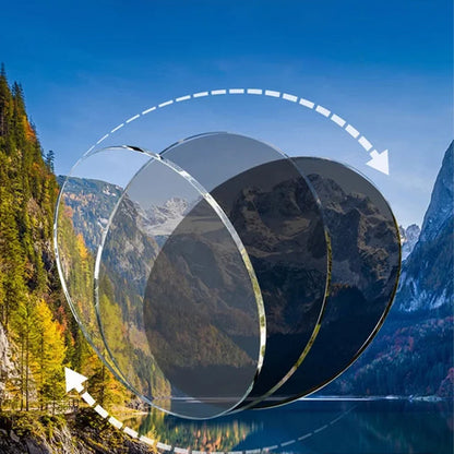 Adaptive Changement de couleurs Blue Bloquant des lunettes de soleil