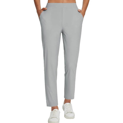 🔥⏳LIMITED OFFER 54%OFF🌞Women’s High-Waisted Zip-Pocket Trousers 👖 – 4-Way Stretch, Tummy Control, Breathable Quick-Dry, 6 Colours, S-3XL