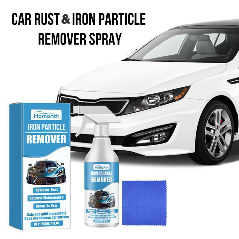 Spray de óxido y partículas de hierro de automóvil