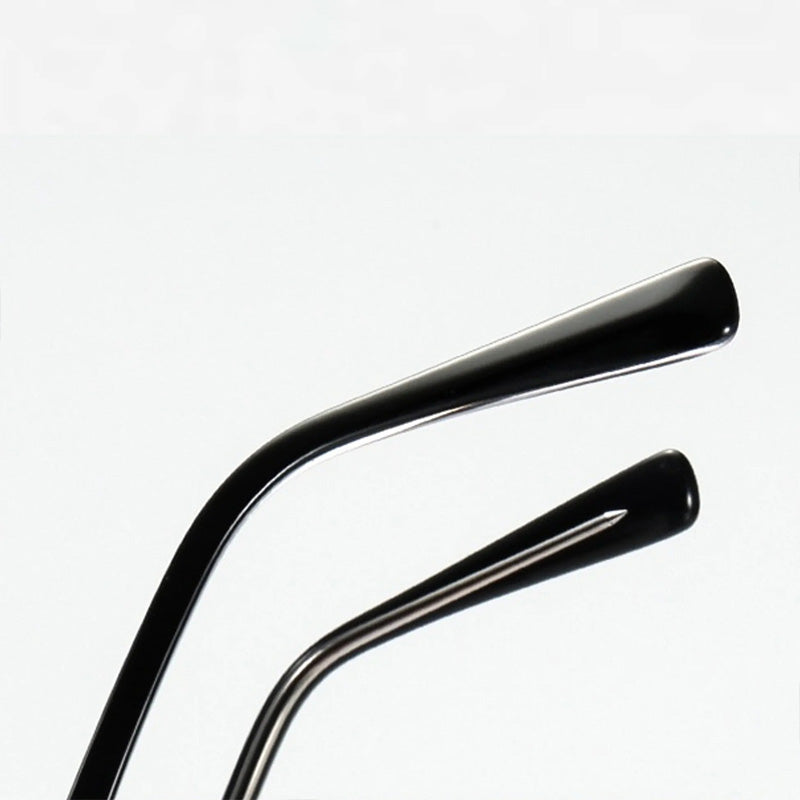 Gafas enmarcadas retro translúcidas con lentes de filtrado de luz azul
