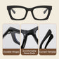 Anti-Blue Light Fashion Wide Frame Glasses