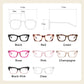 Anti-Blue Light Fashion Wide Frame Glasses