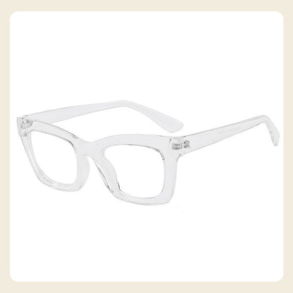 Gafas de marco ancho de moda ligera anti-azul