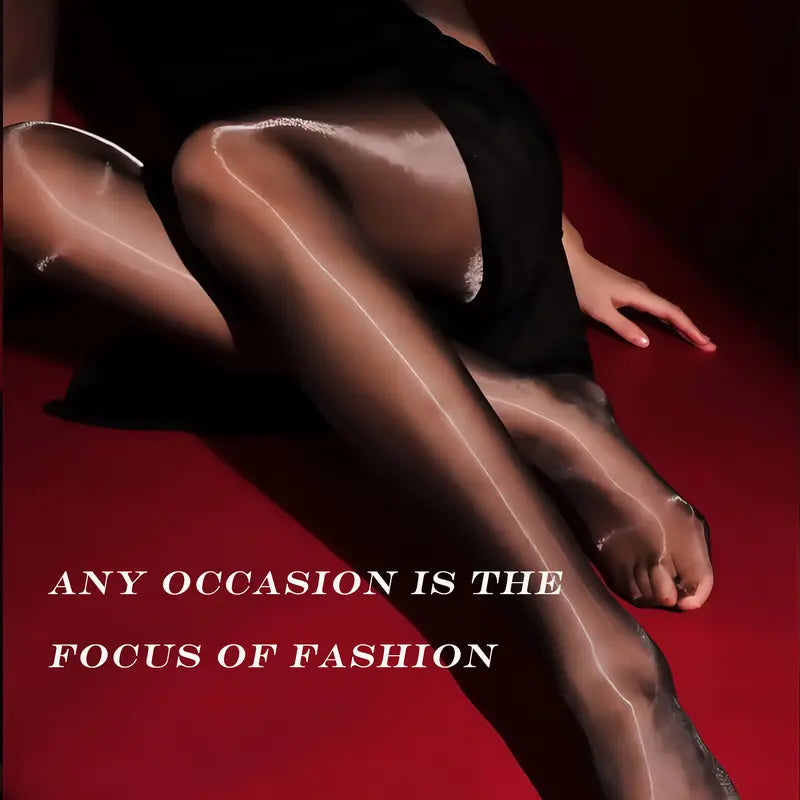 💖 Everyday Comfort 👑 Women's High-Waisted Sheer Shiny Tights – Buy 1 Get 1 Free