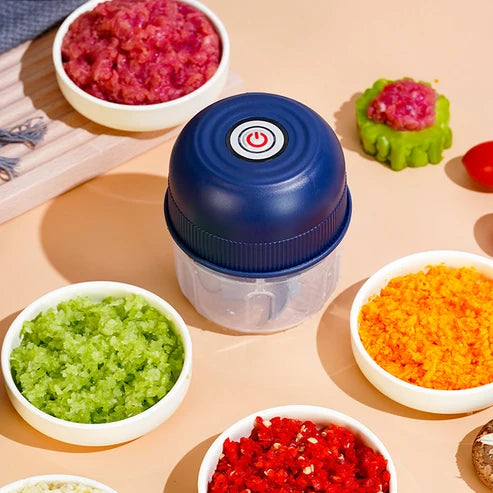 💥Electric Garlic Chopper, Mini Portable Veggie Cutter
