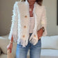 💜 LAST DAY PROMOTION - 50%OFF 💜 Women’s Fashion Button Tassel Short Coat