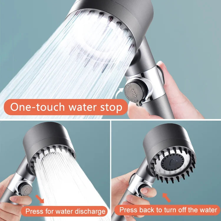 🚿 Beauty and skin massage glorifying shower