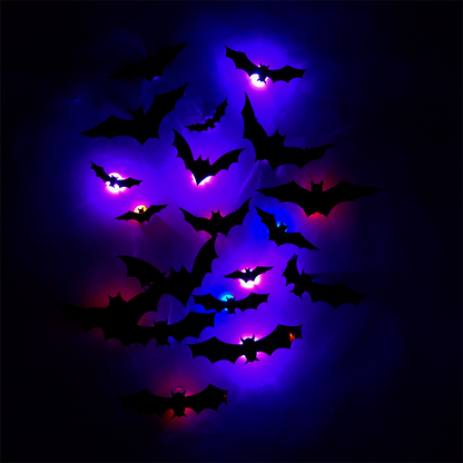 3D Bat LED Wall Light Decor