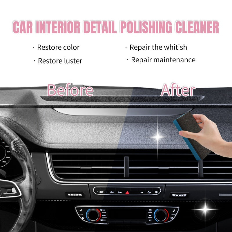 🚗BUY 2 GET 1 FREE !🔥Car Interior Polish Cleaner – Deep Cleaning, Restores Shine & Non-Toxic Formula ✨ Delivered within five working days