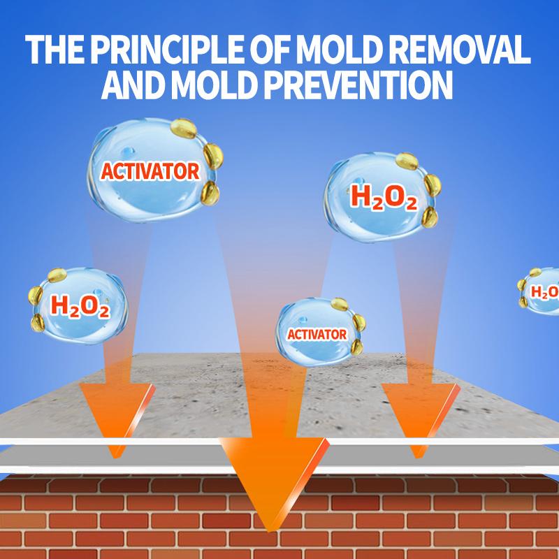🎁Black Friday limited time sale!🎁Lanwexy Mould Removal Spray - Eliminates Stubborn Mould in Minutes, Prevents Regrowth on Tiles & Surfaces 🚿🧼