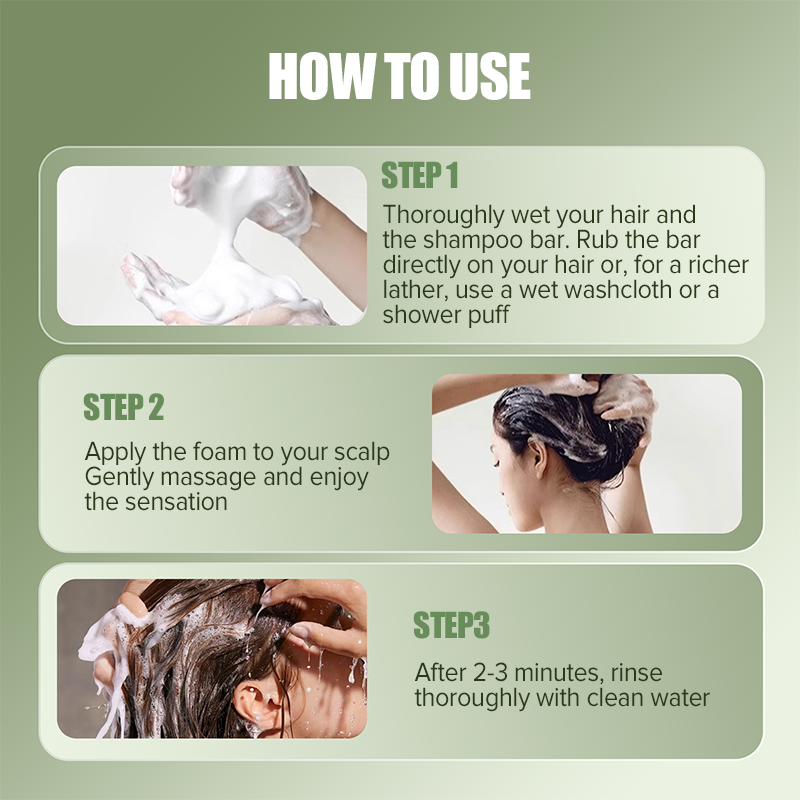 💖 See Real Results Faster🍃Natural Shampoo Bar For Strengthening Hair
