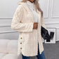 💖Black Friday Mega Deal – 50% off!💖❄️ Quilted Winter Style 🧶 Women's Diamond-Pattern Hooded Warm Jacket with Side-Hem Buttons