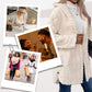 💖Black Friday Mega Deal – 50% off!💖❄️ Quilted Winter Style 🧶 Women's Diamond-Pattern Hooded Warm Jacket with Side-Hem Buttons
