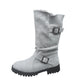 👢 Pull On & Go | Women's Slouchy Faux Suede Mid-Calf Boots⚡ Free shipping