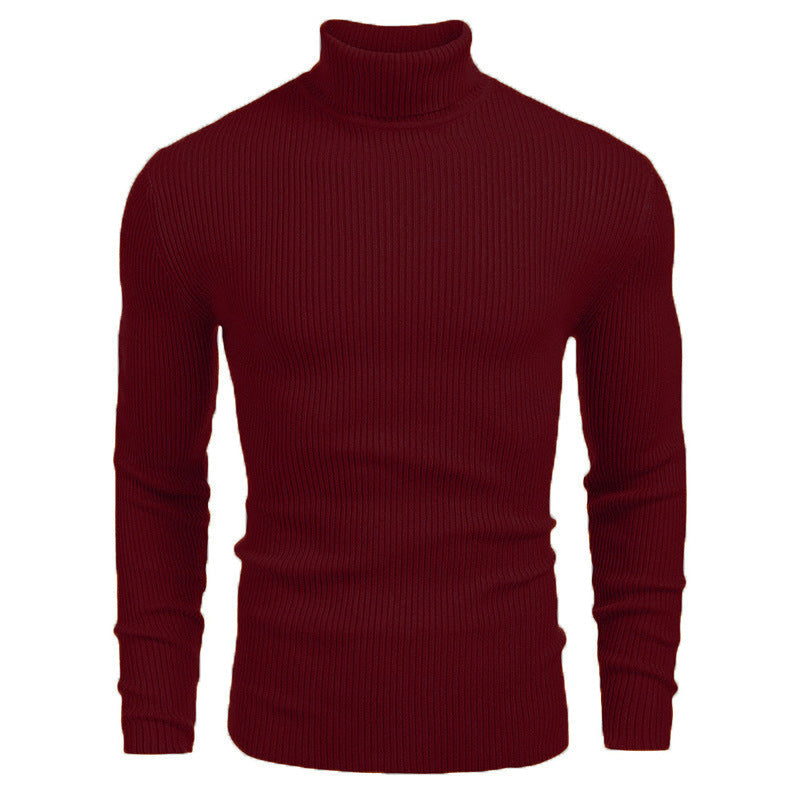 💯 Premium Softness | Men's Soft Knit Turtleneck Sweater