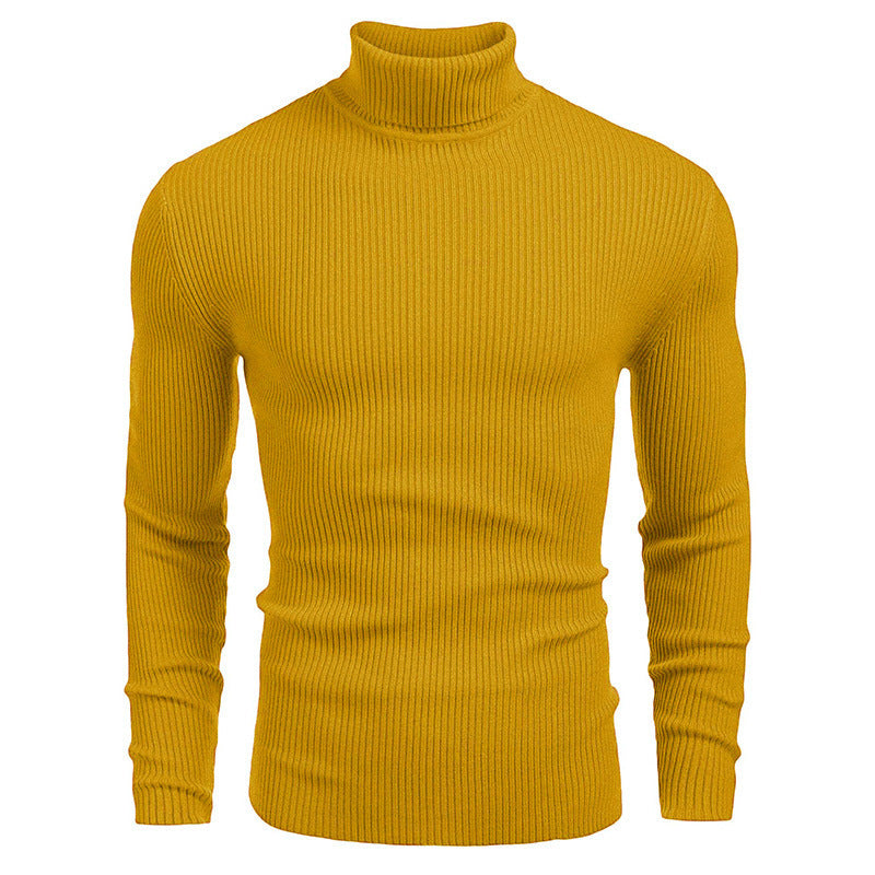 💯 Premium Softness | Men's Soft Knit Turtleneck Sweater