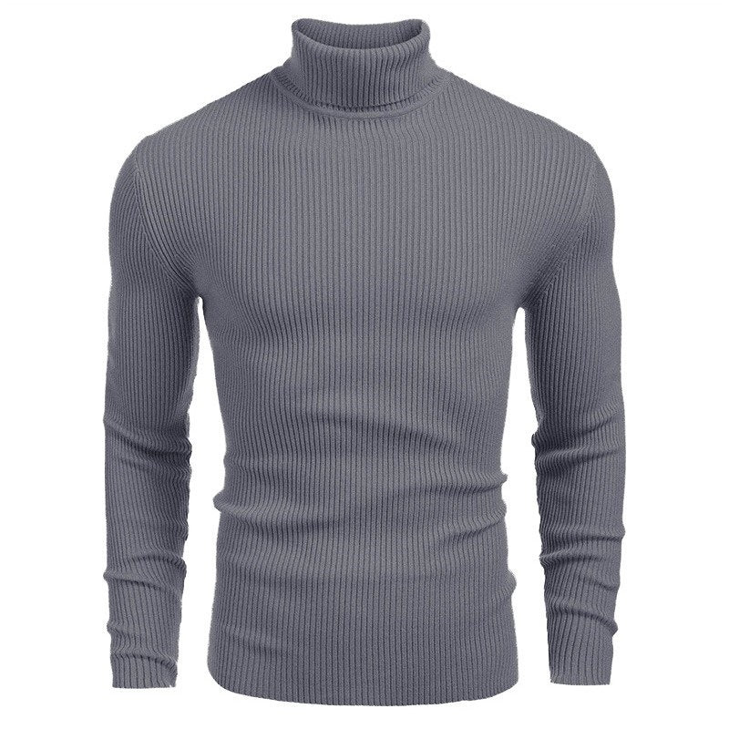 💯 Premium Softness | Men's Soft Knit Turtleneck Sweater