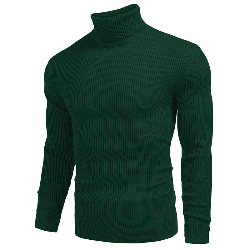 💯 Premium Softness | Men's Soft Knit Turtleneck Sweater