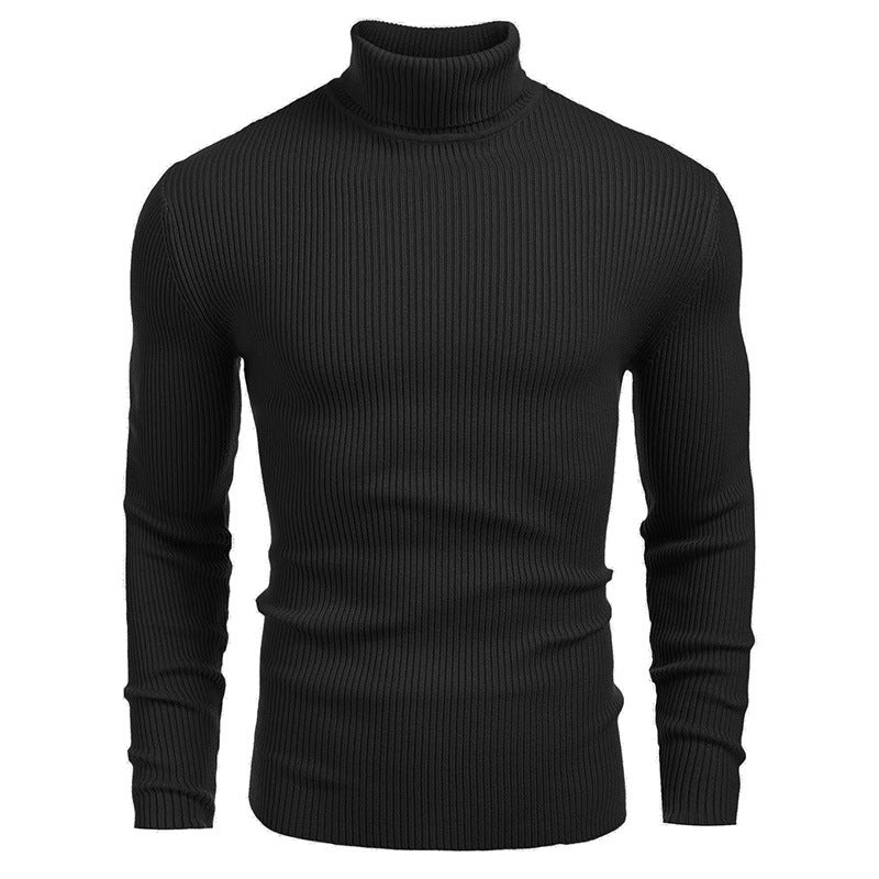 💯 Premium Softness | Men's Soft Knit Turtleneck Sweater