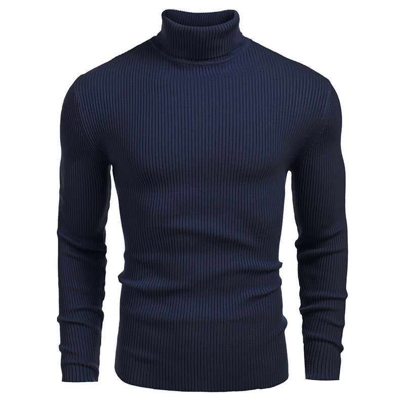 💯 Premium Softness | Men's Soft Knit Turtleneck Sweater