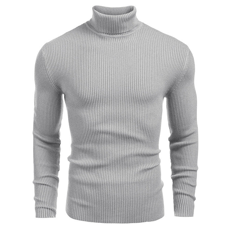 💯 Premium Softness | Men's Soft Knit Turtleneck Sweater