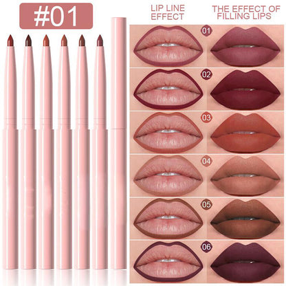 Hot Sale Deals- 12-Color Matte Lipstick & Lip Liner Set (Wood-Cased)
