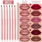 Hot Sale Deals- 12-Color Matte Lipstick & Lip Liner Set (Wood-Cased)
