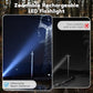 High-Lumen Zoomable Rechargeable LED Flashlight