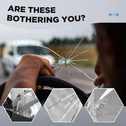 💥See Real Results Faster🚗Cracks Gone Glass Repair Kit
