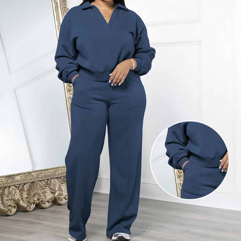 🖤Black Friday Sale:50% OFF🖤 🏃‍♀️Long Sleeve Top & Elastic Drawstring Pants Set