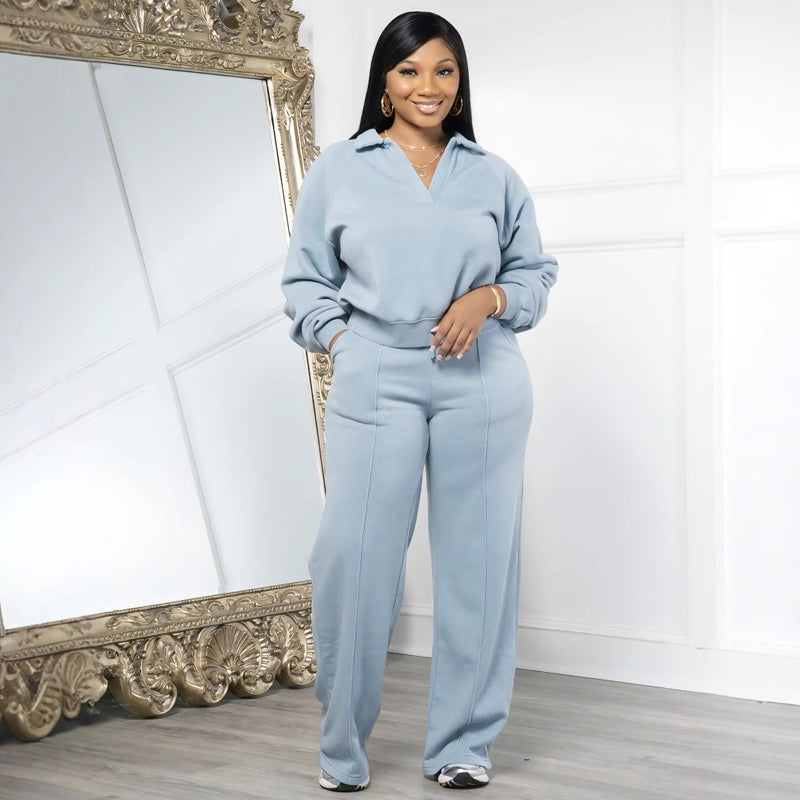 🖤Black Friday Sale:50% OFF🖤 🏃‍♀️Long Sleeve Top & Elastic Drawstring Pants Set
