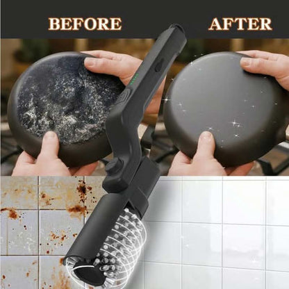 🍖✨ Cordless Electric BBQ Brush – 2600mAh rechargeable, long handle & deep cleaning. No more sore wrists. Perfect for garden parties.