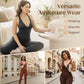 💞50 000+ SOLGT!🌸Høy elastisk jumpsuit med V-hals – Enkel trening hele dagen &  utover. Pustende, fleksibel &  Uanstrengt elegant. Din favoritt for bevegelse. 🧘‍♀️💫