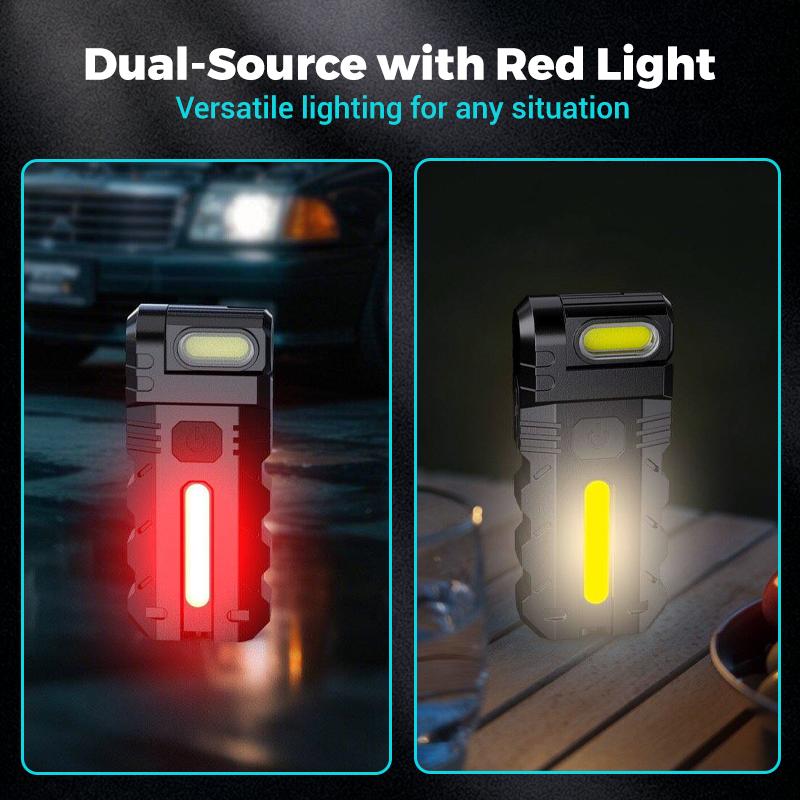 💎 50% OFF! 💎 180° Rotating Head LED Work Light – Dual Beam, Magnetic Base & USB-C Rechargeable