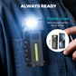 💎 50 % RABATT! 💎 180° roterende LED-arbeidslys – dobbel stråle, magnetisk base &  USB-C oppladbar